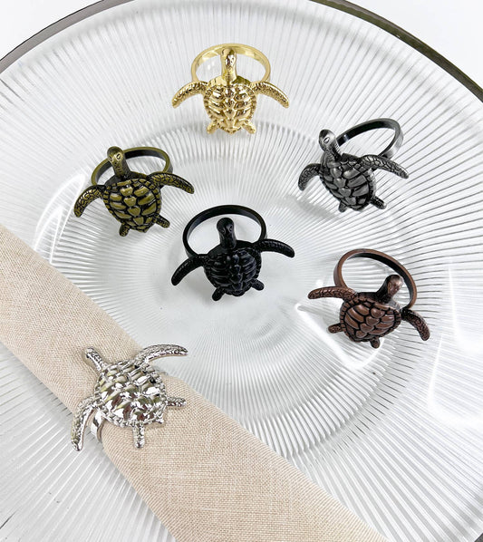 NR0171 - Sea Turtle Metal Napkin Ring Holder