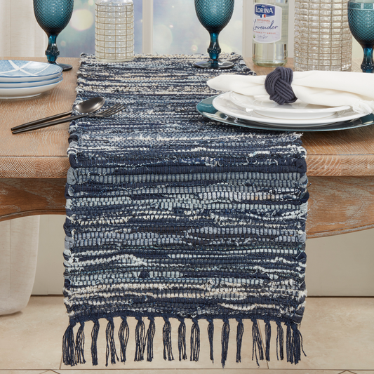 917 - Denim Chindo Cotton Table Runner