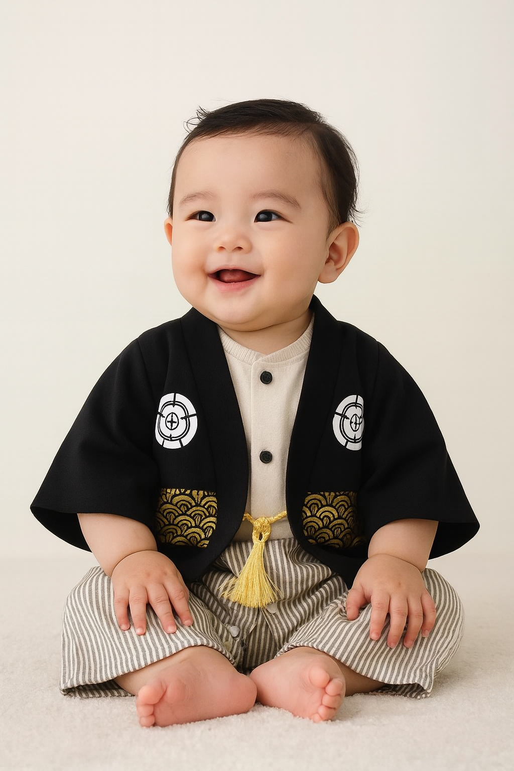 Cute Baby Boy 2pcs Japanese Kimono Costume