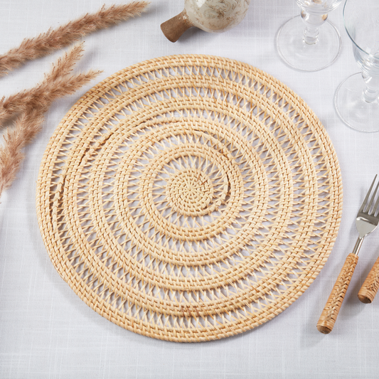 8121 - Natural Rattan 15" Placemat