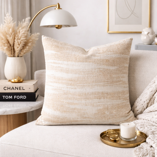 Modern Organic Stripe Accent 18" Throw Pillow
