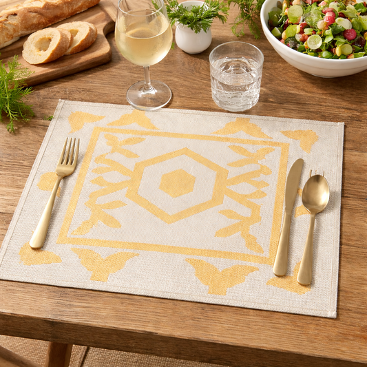Abstract Geo Reversible Woven 14"x19" Placemat