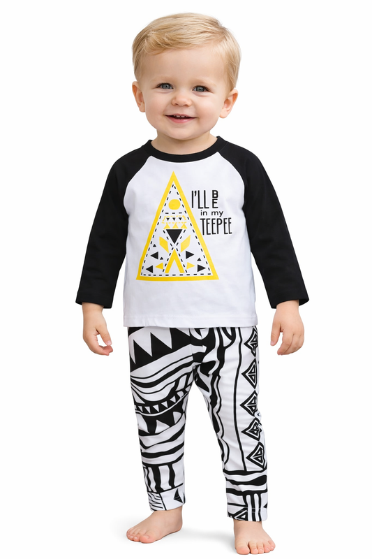 Graphic 2-Piece Baby Clothing Set