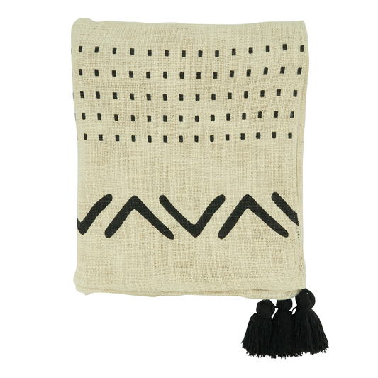 TH731 - Tufted Cotton 50"x60" Throw Blanket