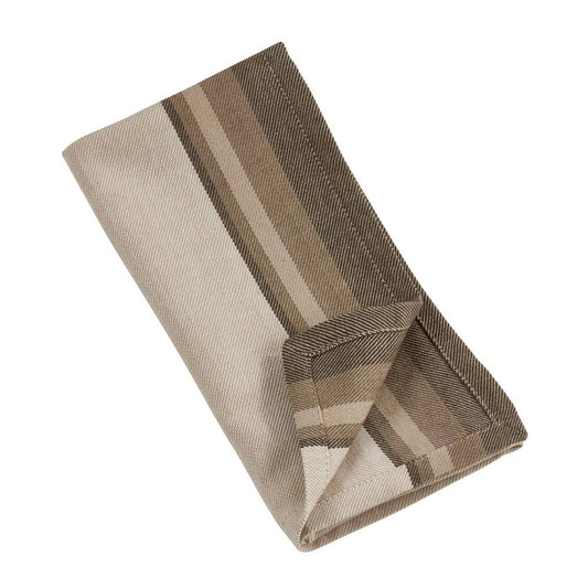 8211 - Natural Classic Paisley Jacquard Cotton 20" Cloth Napkin
