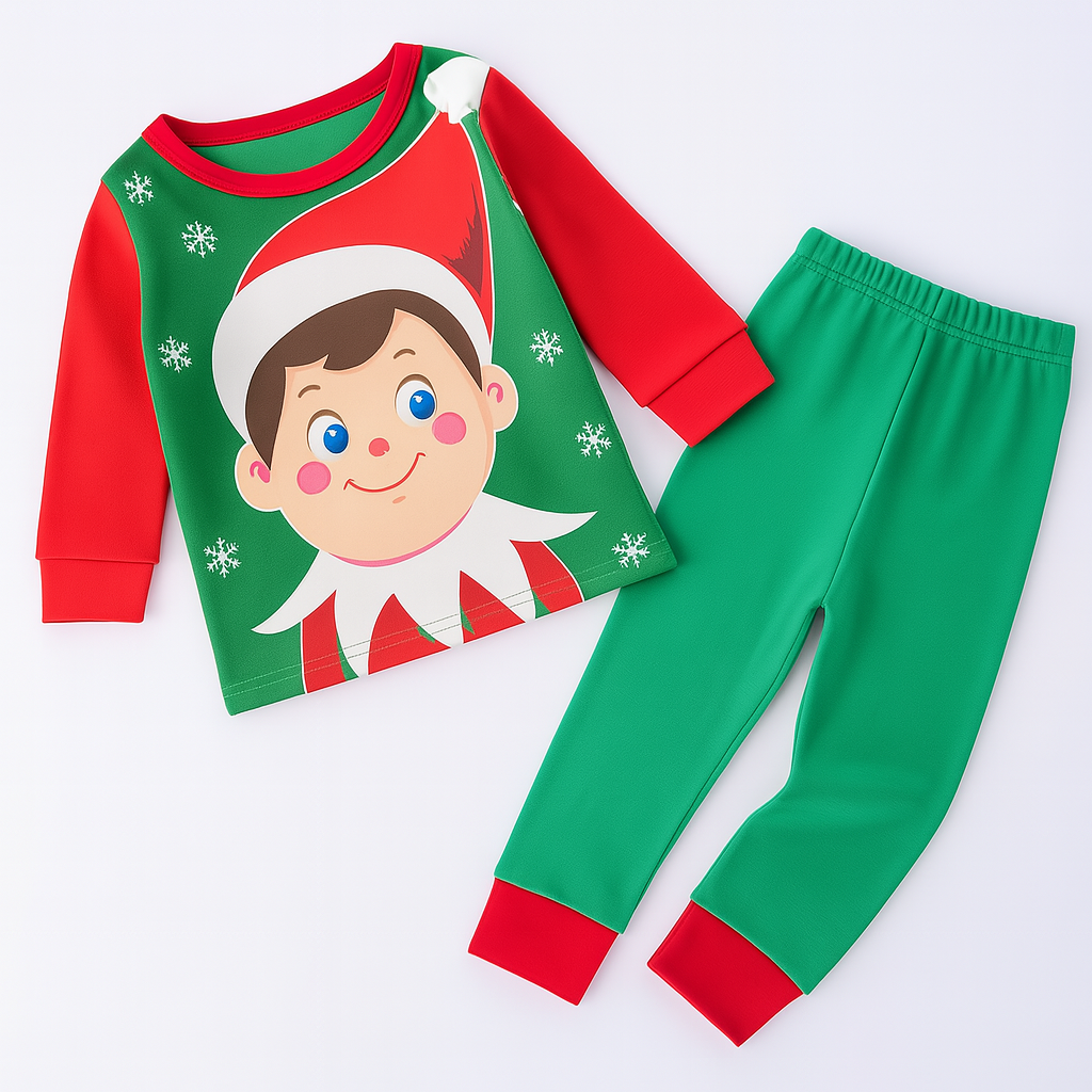 Santa Boy Toddler 2pcs Festive Clothes Set