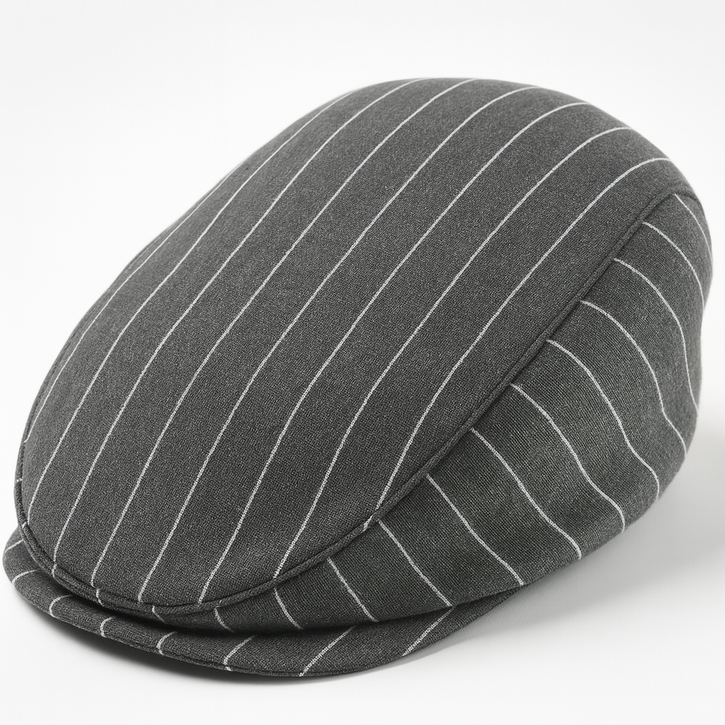 Gray Classic Baby Cotton Beret Hat (3-12 Months)