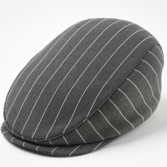 Gray Classic Baby Cotton Beret Hat (3-12 Months)