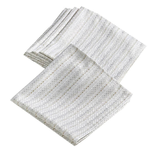 8574 - Ivory Stitched 20" Cloth Napkin