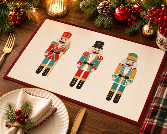 Nutcracker Holiday 12"x18" Placemat