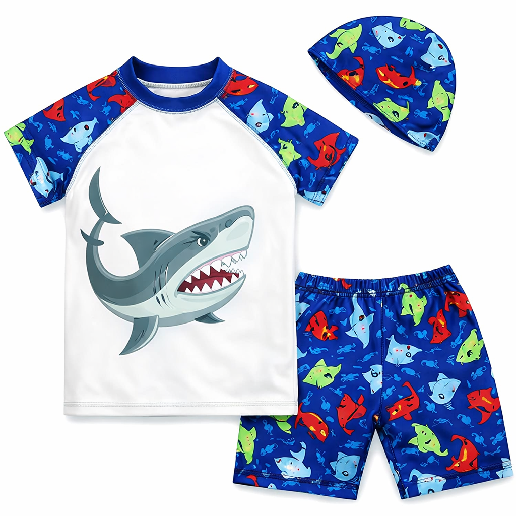 Dinosaur 3-Piece Boy Swimwear Set