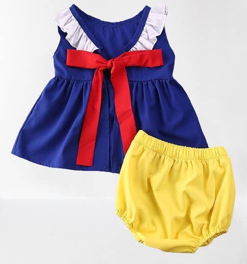 2pcs Baby  Princess Mini Dress and Bloomers