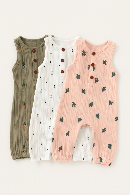 Muslin Cotton Baby Romper
