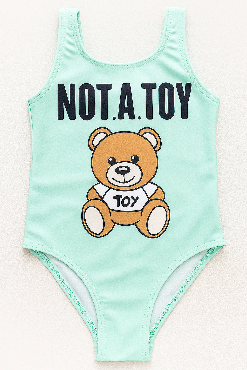 Aqua Toddler Bear Girl One-Piece Swimsuit