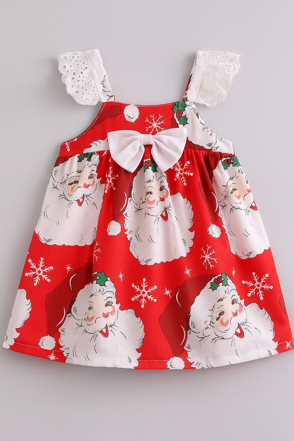 Santa Holiday Toddler Girl Dress