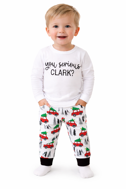 You Serious Clark? Cotton 2-Piece Boy Clothes Set