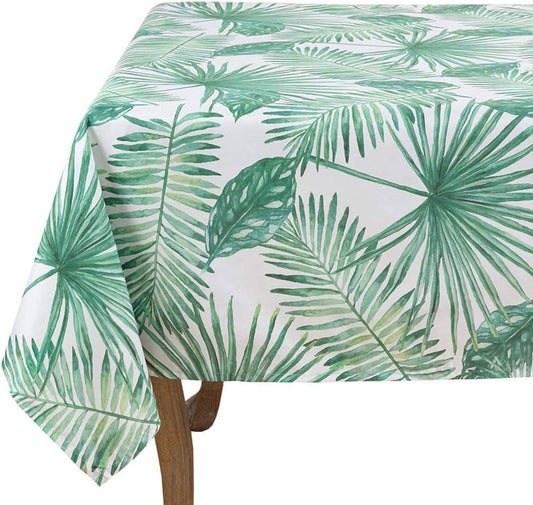 1461 - Green Tropical Palms 55" Square Tablecloth