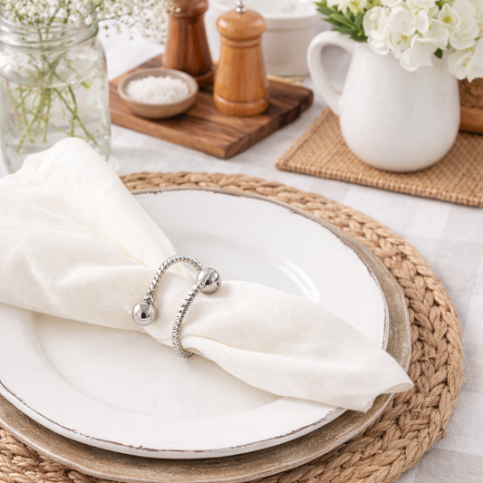 Silver Tiffany Brass napkin Ring