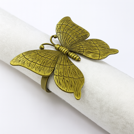 NR0149 - Bronze Butterfly Metal Napkin Ring