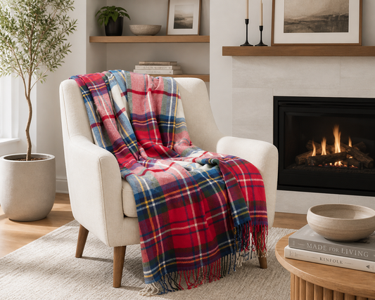 Classic Plaid 50x60 Throw Blanket
