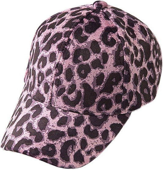 Leopard Toddler Pink Baseball Cap