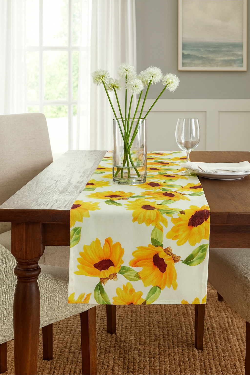 2139 - Sunflower 16"X72" Table Runner
