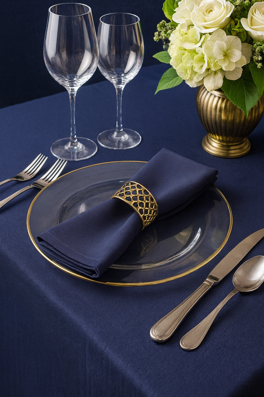 321 - Navy Blue Solid 20" Dinner Napkin