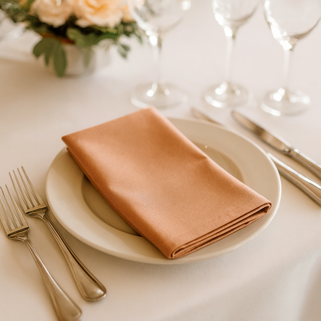 321 - Clay Solid 20" Dinner Napkin