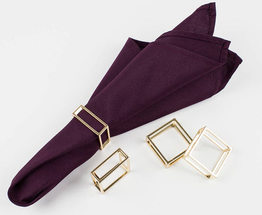 NR0038 - Classic Gold Square Napkin Holder