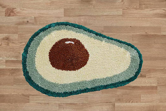 Avocado Anti-Slip Bath Mat Small Rug 20"x32"