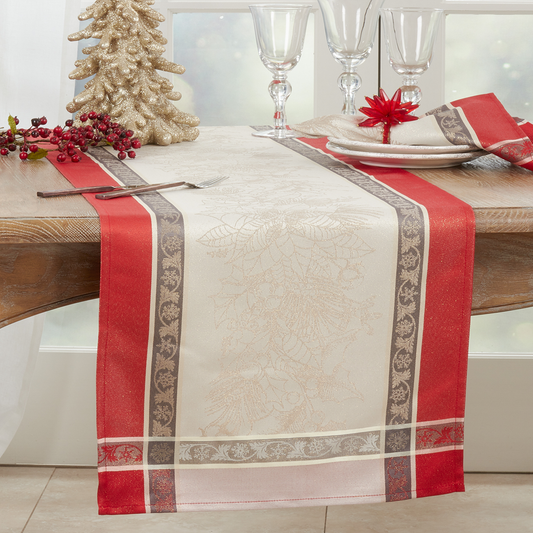 2487 - Jacquard Holiday Table Runner