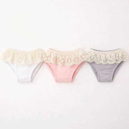 Crochet Cotton Lace Fringed Baby Bloomers