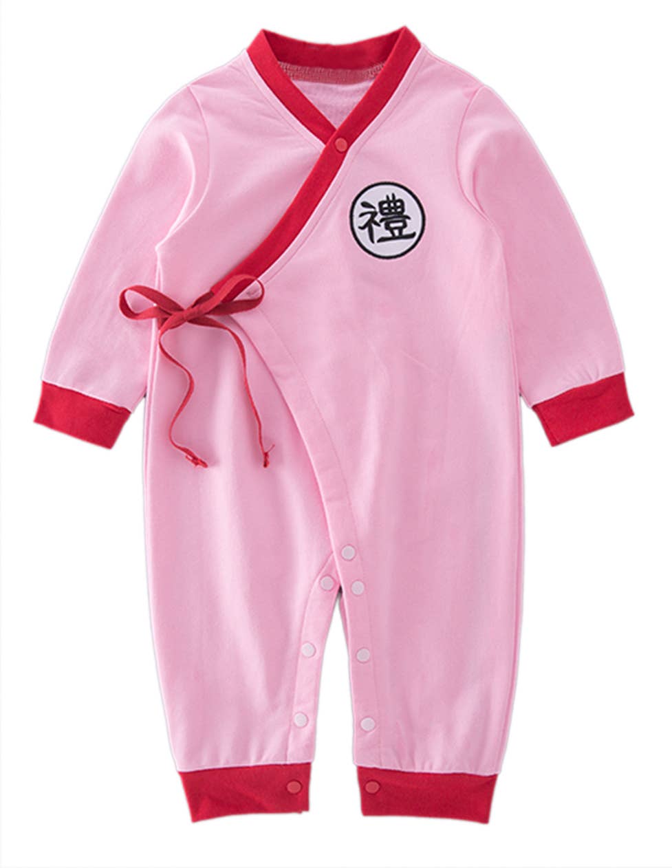 Pink Chinese Style Traditional Baby Romper