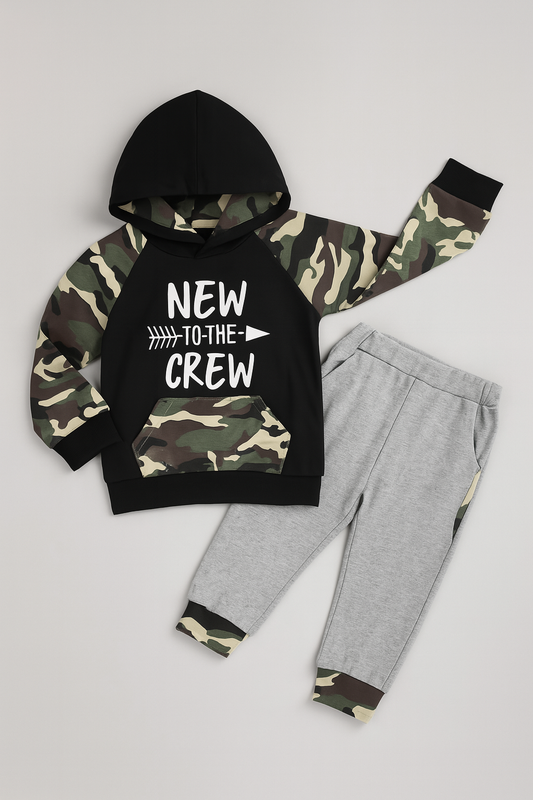 New To The Crew Baby Hoodie & Pants