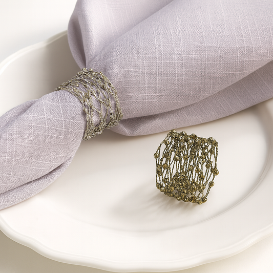 NR030 - Modern Metal Design Napkin Ring