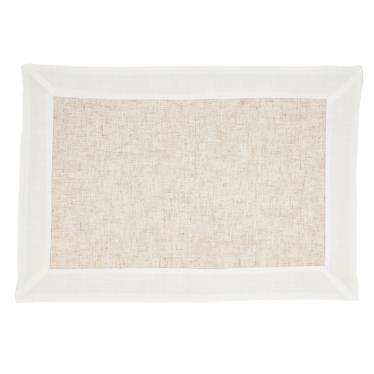 3312 - Natural-White Two Tone 14"X20" Placemat