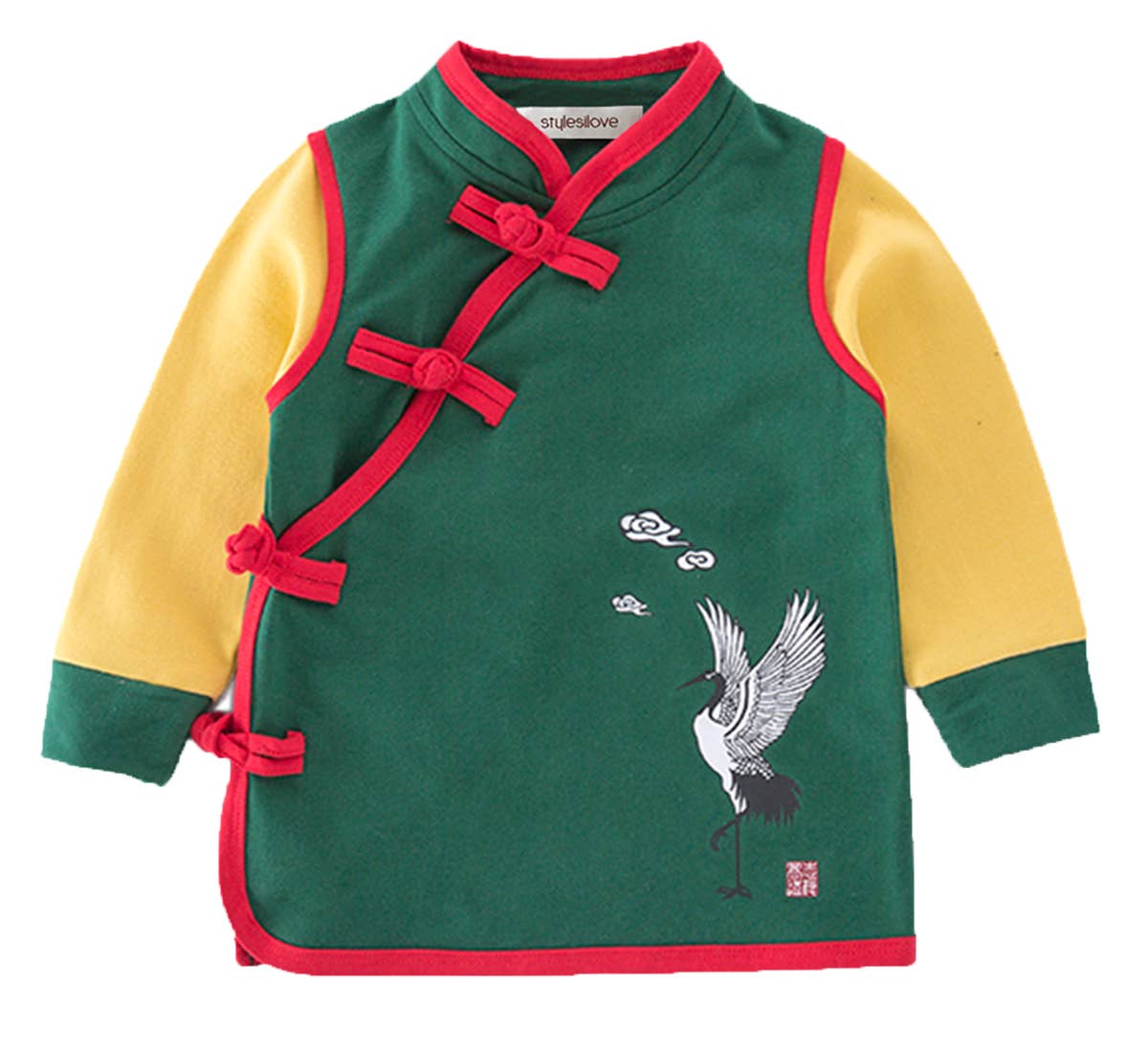 Green Stork Anime Boy Costume Sweatshirt