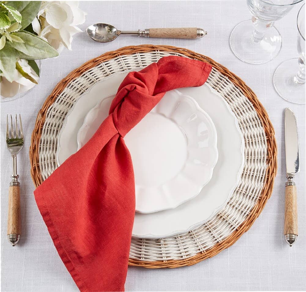 1423 - Rouge Pure Linen 20" Dinner Napkin