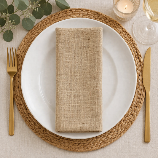 Beige Everyday Design 20" Cloth Napkin