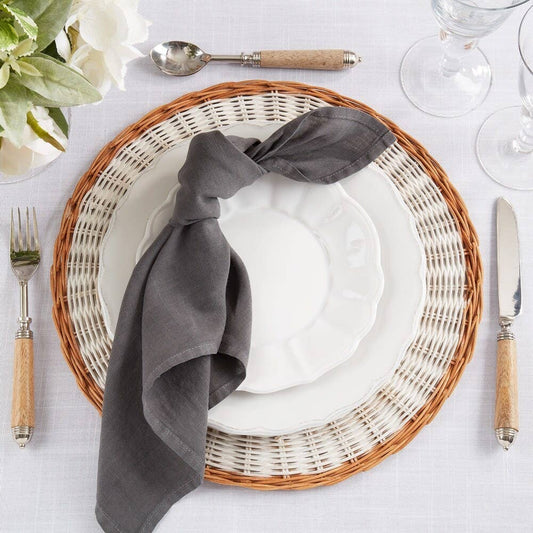 1423 - Slate Pure Linen 20" Dinner Napkin