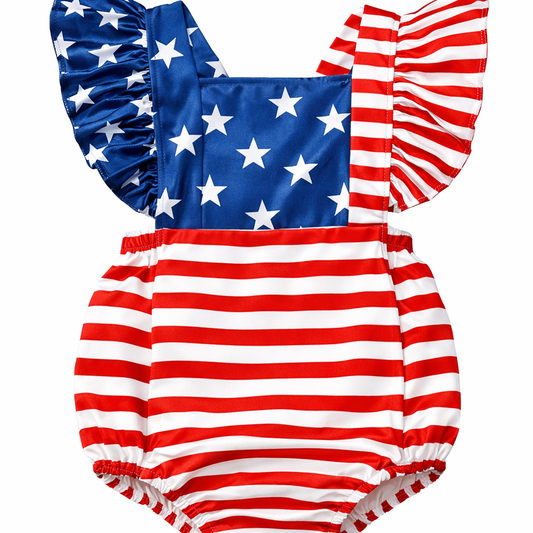 Americana Baby Romper