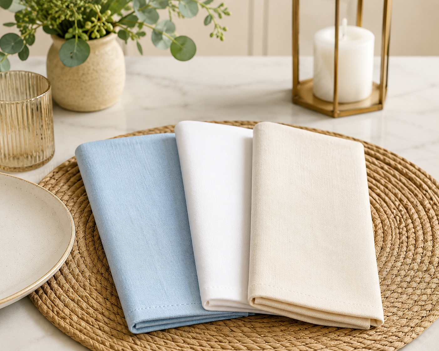 Modern Haven Linen-Cotton 20" Dinner Napkin