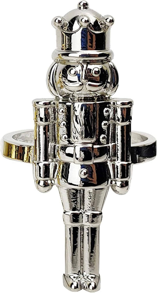 NR0146 - Silver Nutcracker Napkin Ring