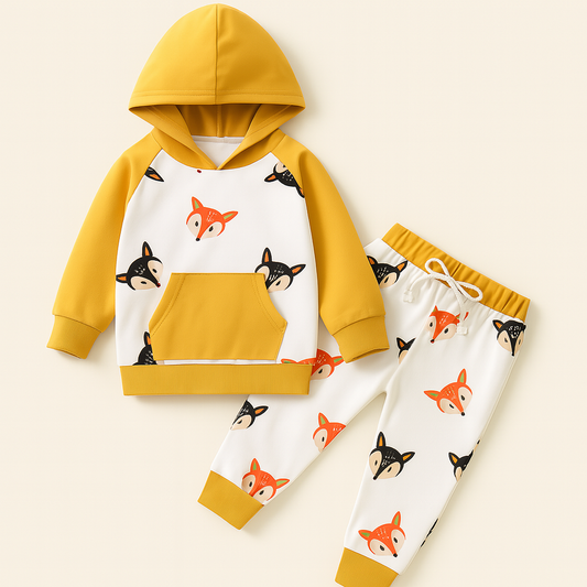 Little Fox Boy Hoodie & Pants