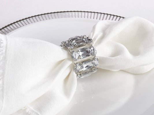 NR028 - Modern Round Clear Napkin Ring