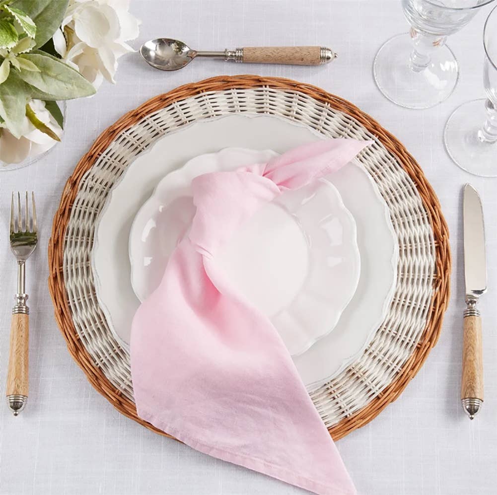 1423 - Pink Pure Linen 20" Dinner Napkin