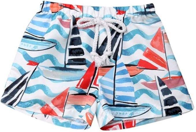 Blue Sailing Toddler Boy Swim Shorts