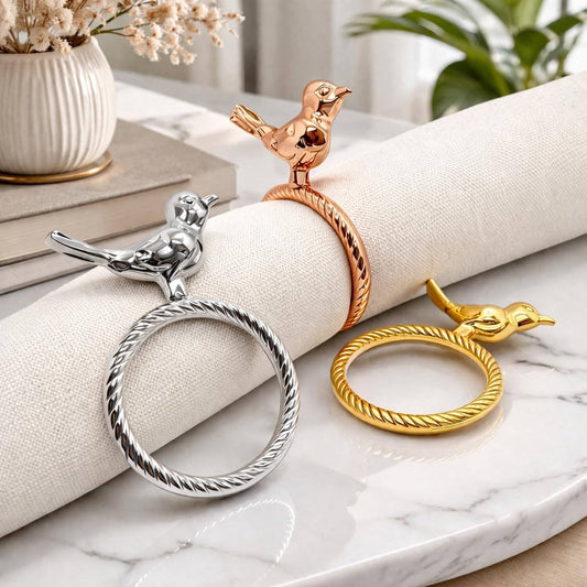 Bird Metal Napkin Ring