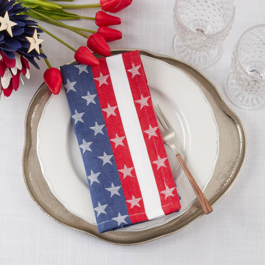 2022 - Americana Festive 20"X20" Cotton Napkin