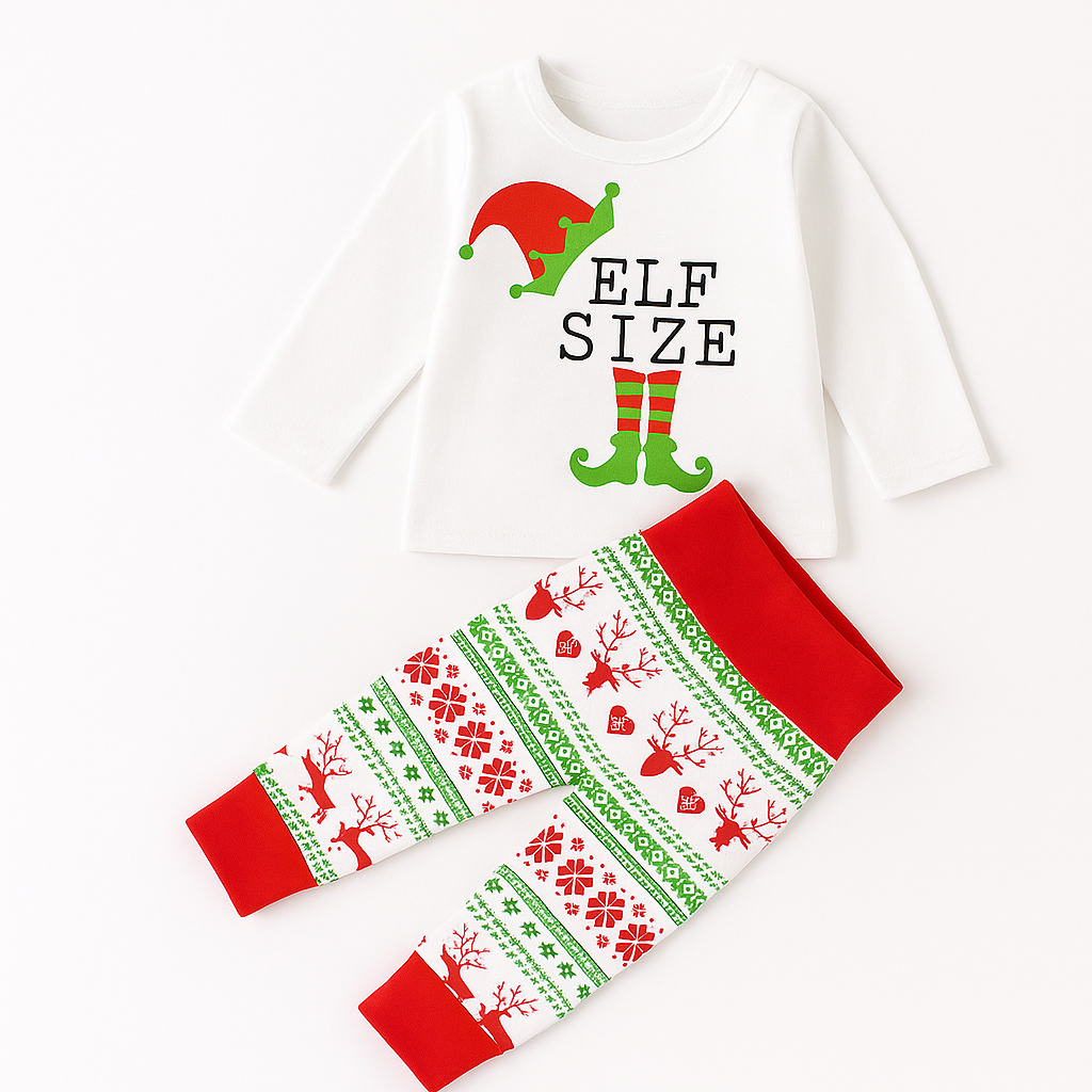 Elf Size Cotton 2pcs Baby Outfit